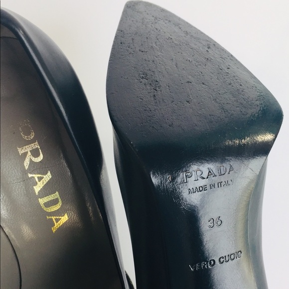 🚫 Pending ❌ Vintage Prada Black High Heels - Picture 6 of 8